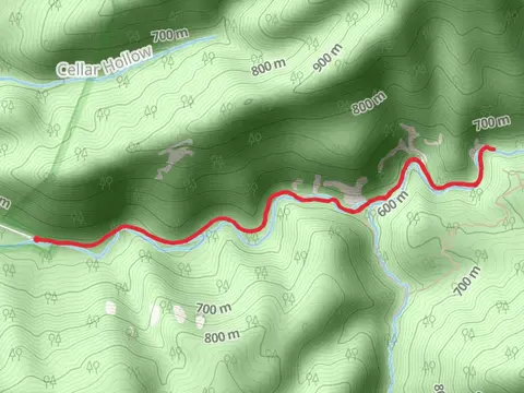 Saint Mary's Gorge via Saint Mary's River Trail