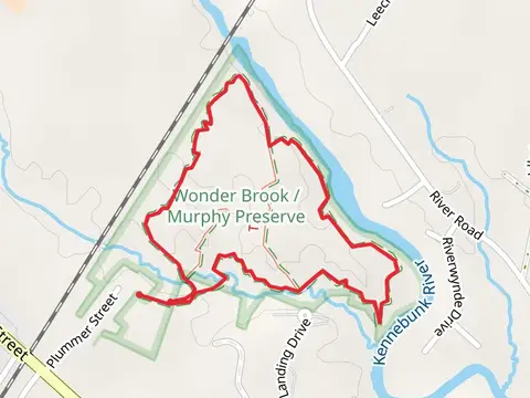 Kennebunk River via Wonderbrook Trail Loop