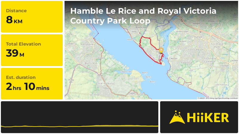 Hamble Le Rice and Royal Victoria Country Park Loop | Hampshire | Engl