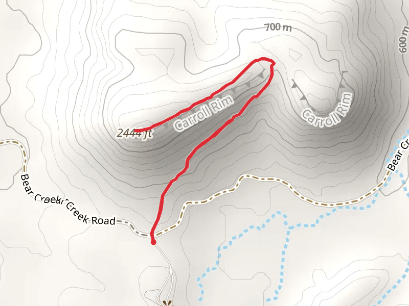 Carroll Rim Trail