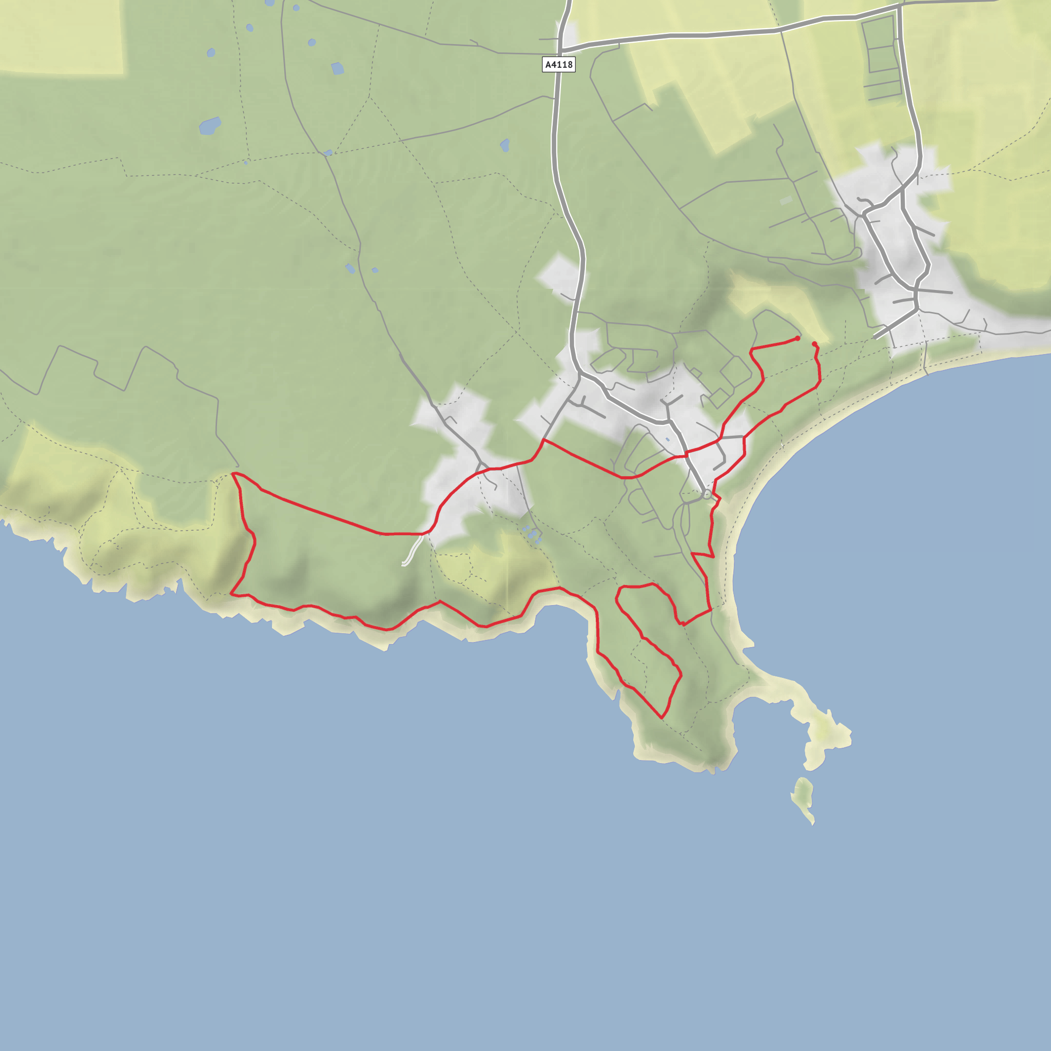 Culver Hole and Overton Hill - Gower National Landscape mobile static map