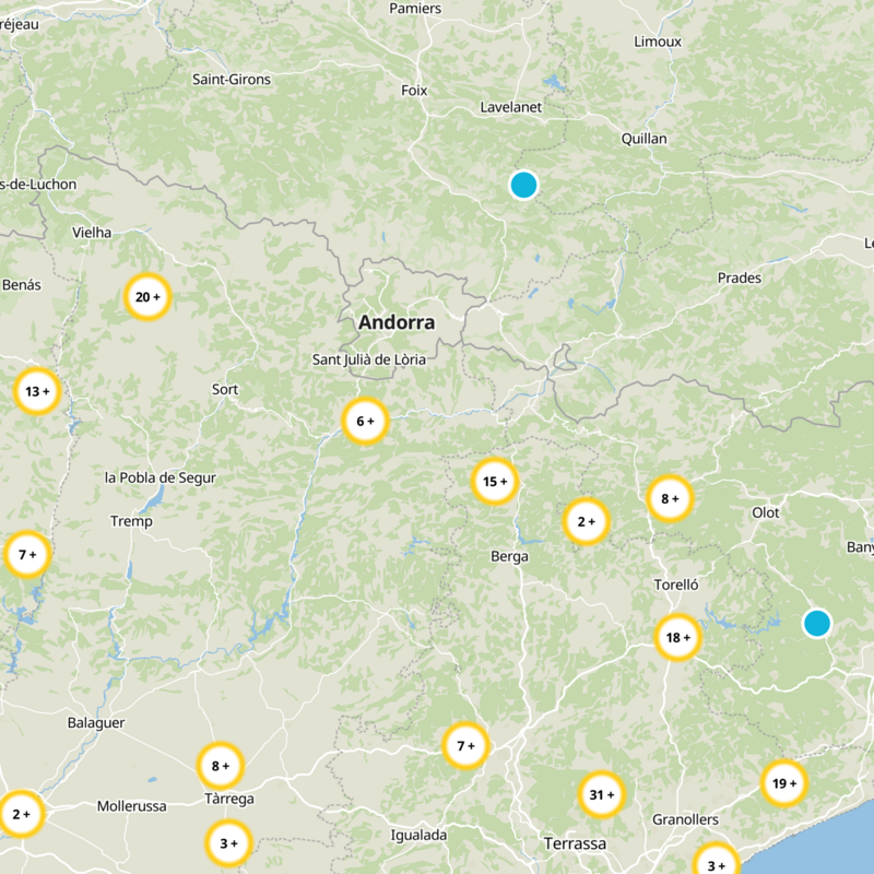 Montellà I Martinet Static Map