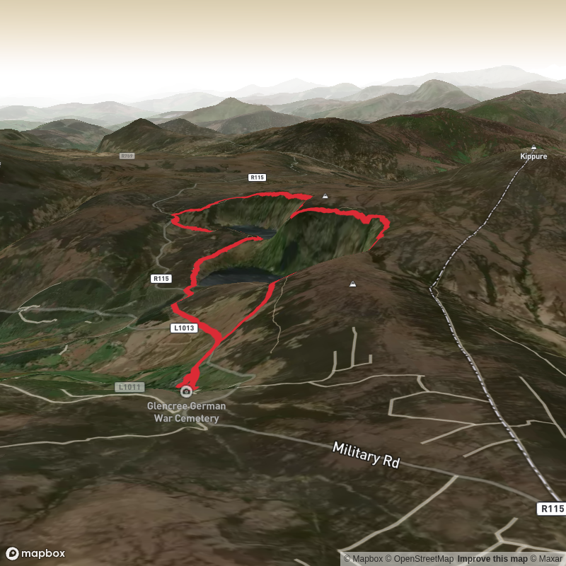 Glencree to Lough Bray loop
