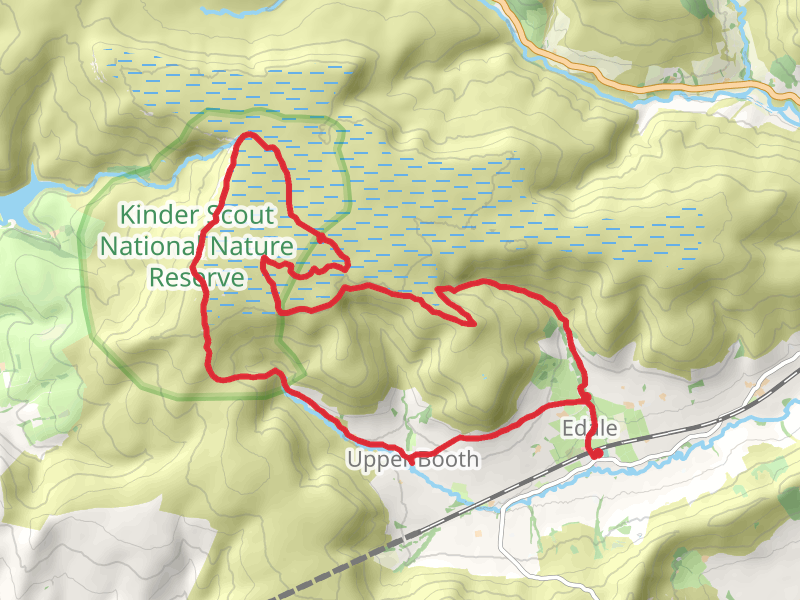 Hike on Kinder Scout Circular Walk thumbnail