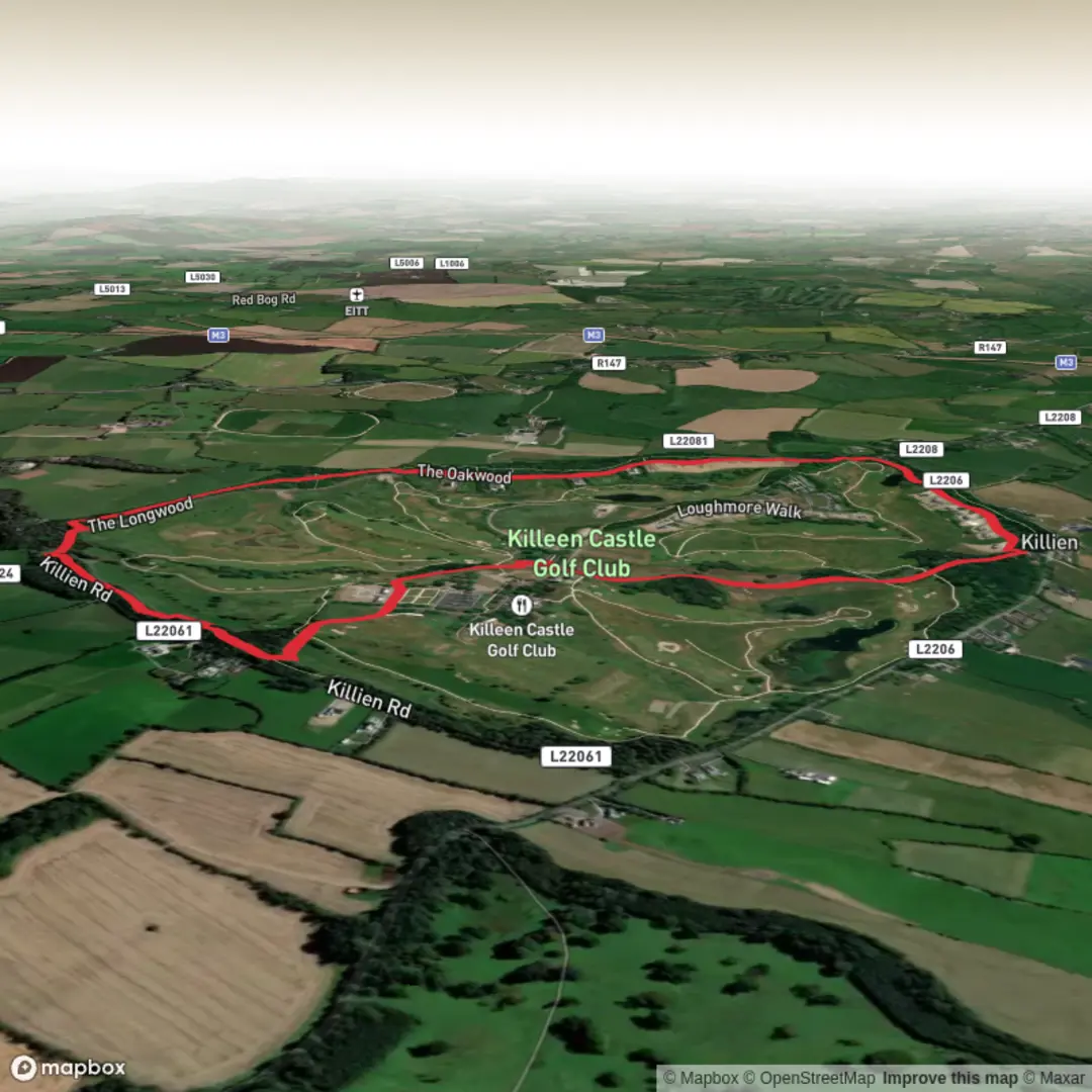An image depicting the trail Killeen Castle - Short Loop and its surrounding area.