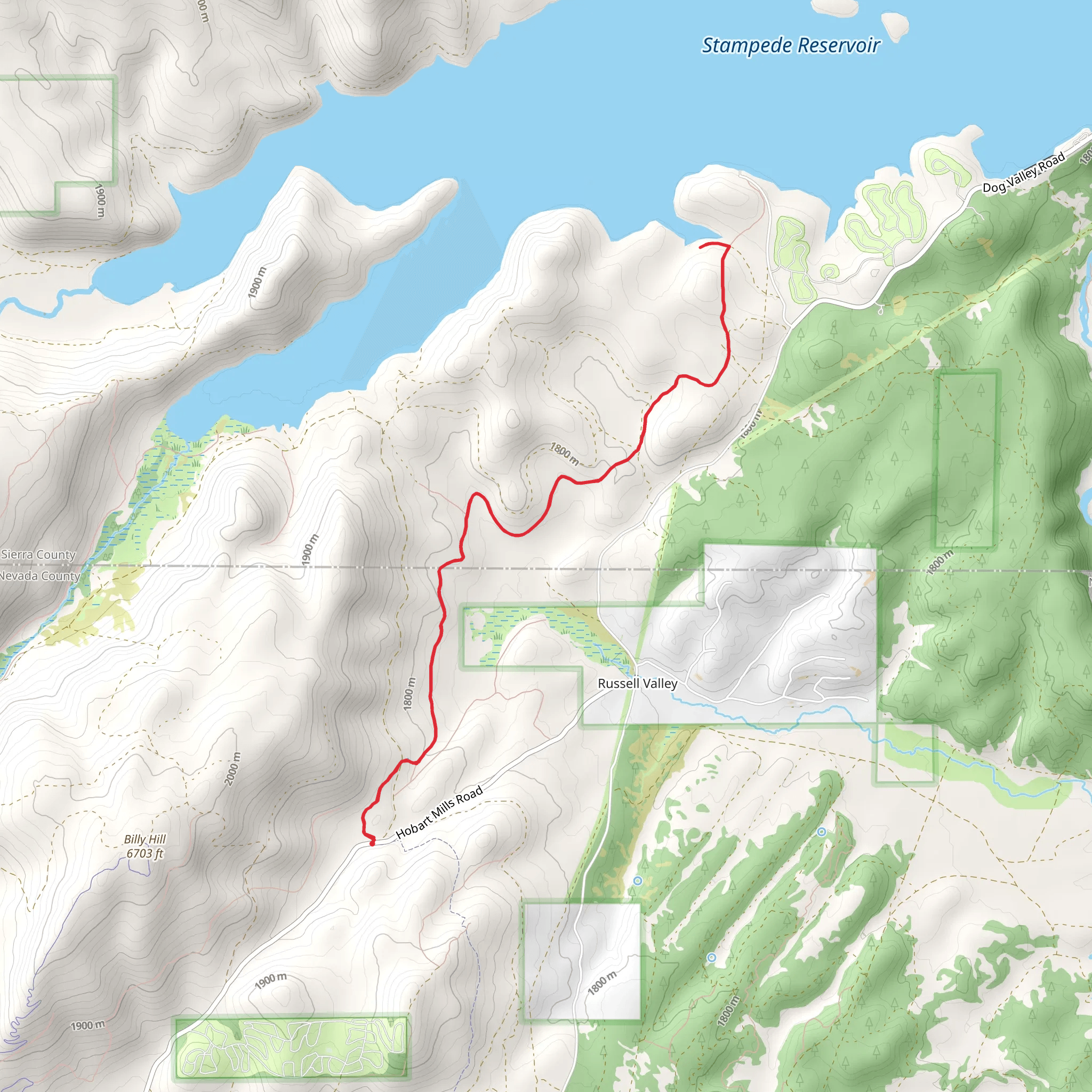 Commemorative Overland Emigrant Trail - Short mobile static map