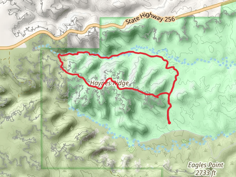 Trail B - Haynes Ridge and Trail C - Upper Canyon Trail Loop