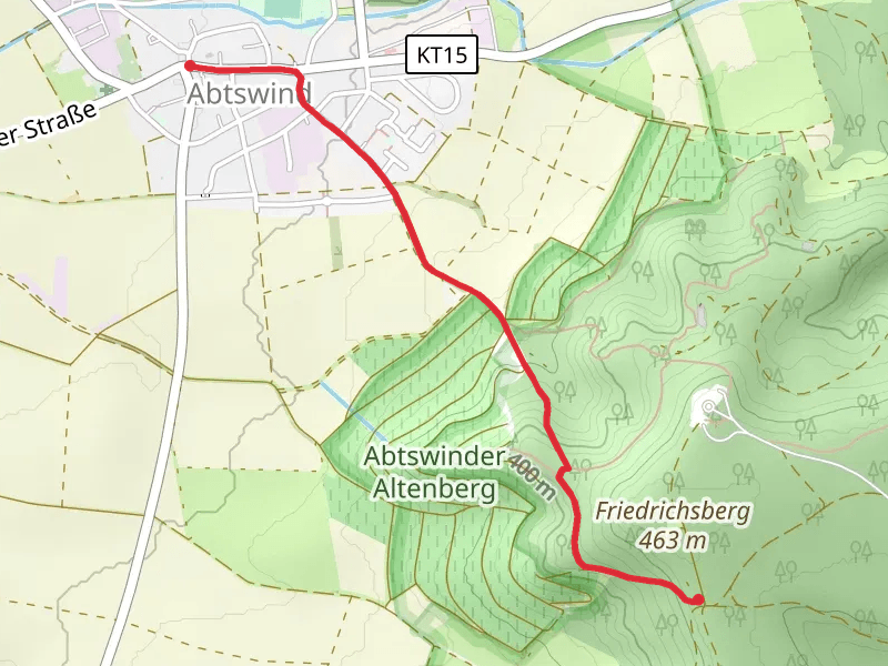 Abtswind to Friedrichsberg Walk