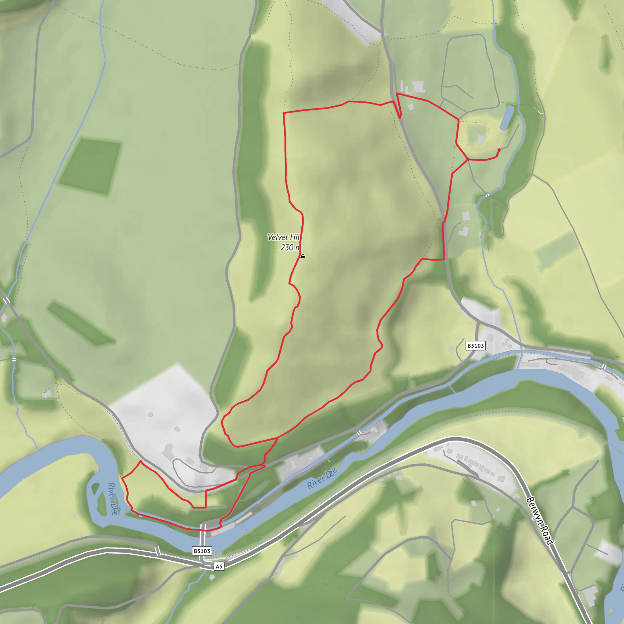 Abbey Farm to Horseshoe Falls Loop mobile static map