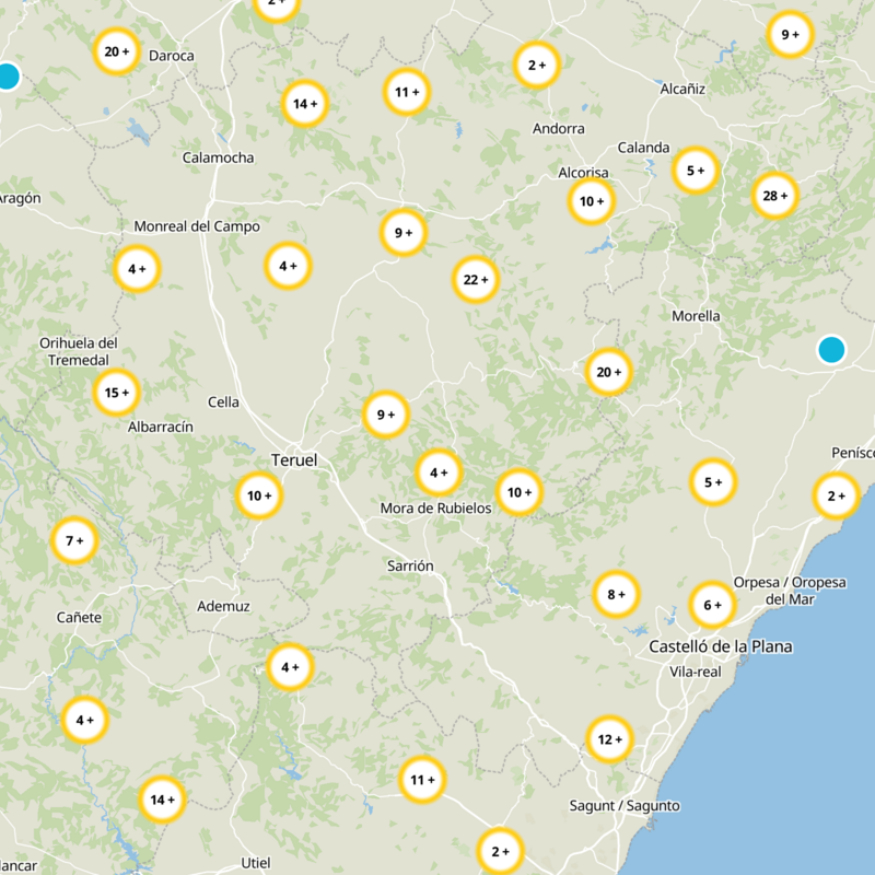 Comunidad de Teruel Static Map