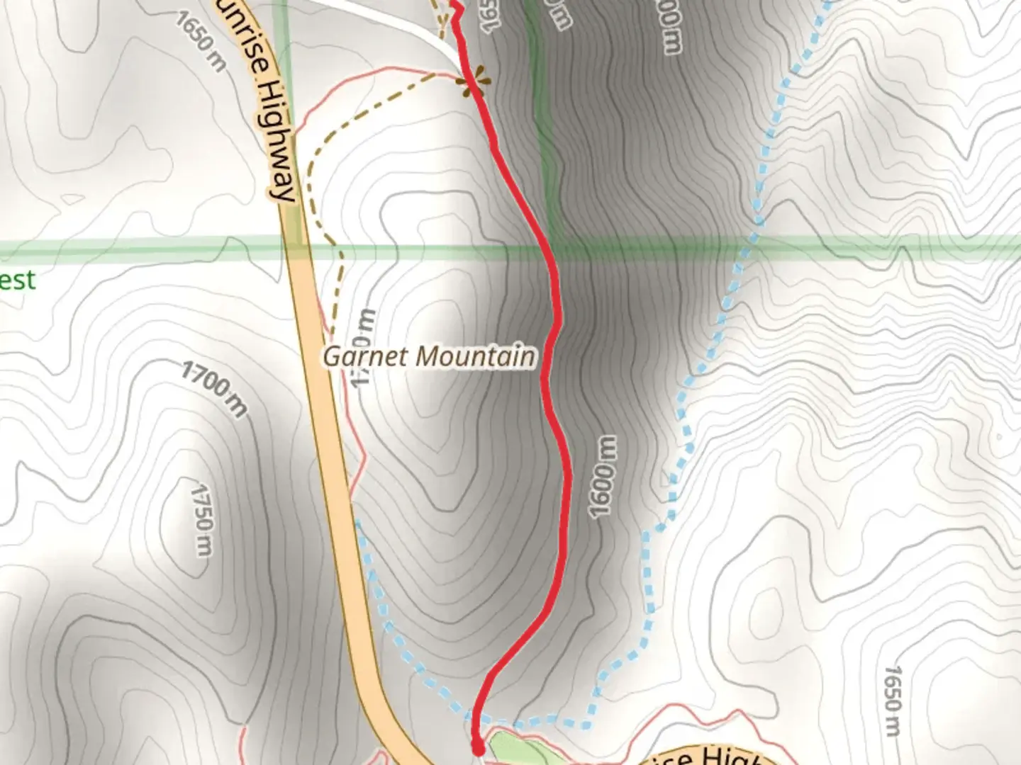 An image depicting the trail Pioneer Mail Trail and its surrounding area.