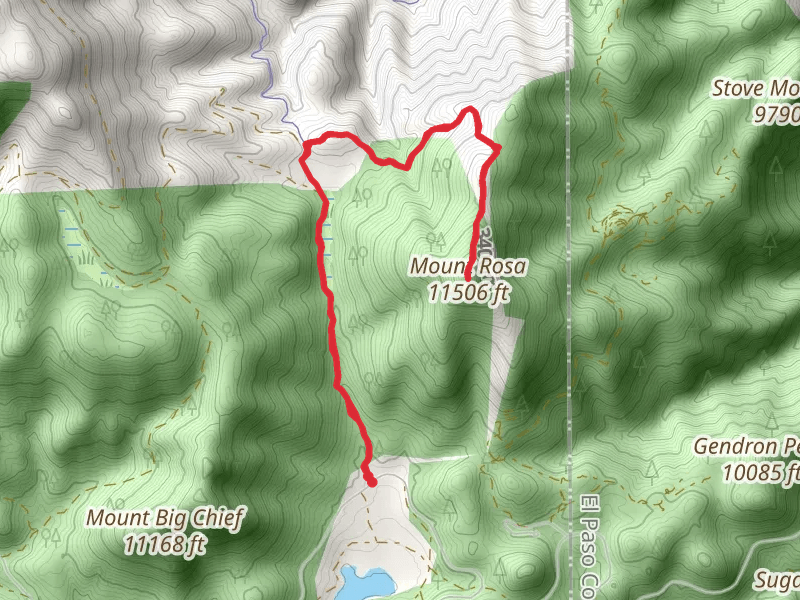 Mount Rosa via Nelson's Trail