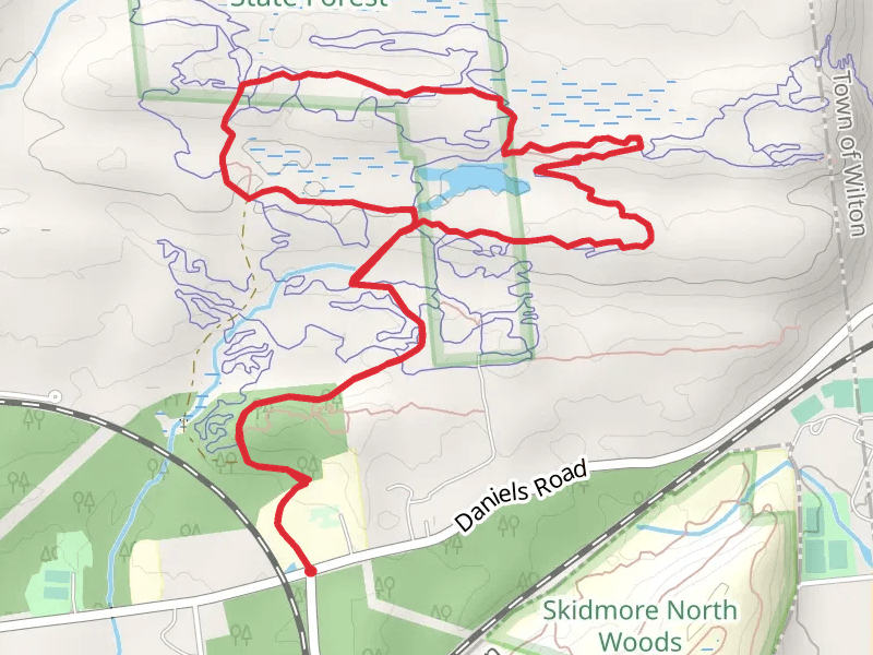 Carriage Trail, Main Trail and Bee Trail Loop