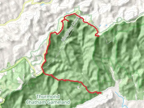 Bluff Mountain and Flat Rock Ridge Trail