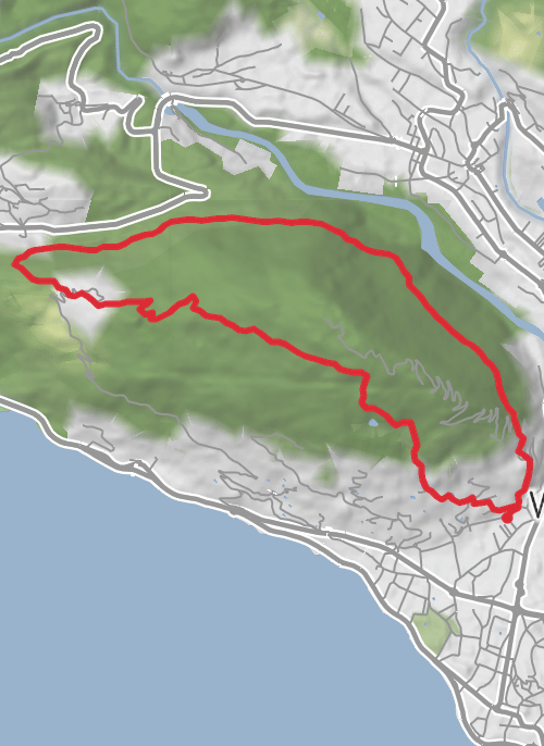 Giro del Monterosso da Bieno mobile static map