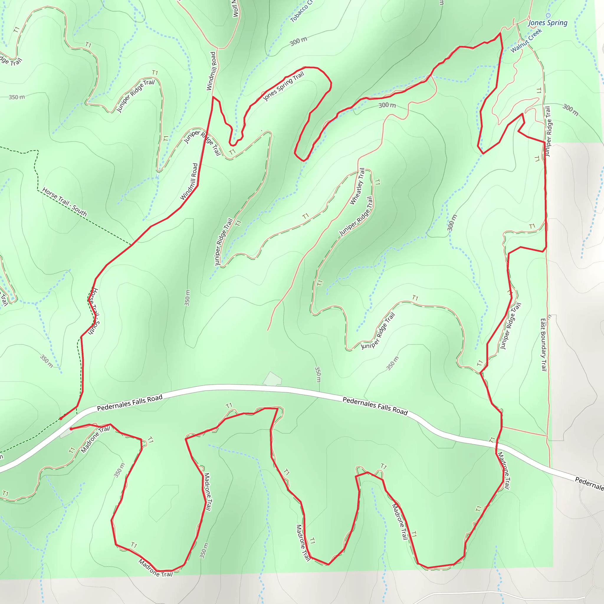 Madrone Trail and Wolf Mountain Loop Trail mobile static map
