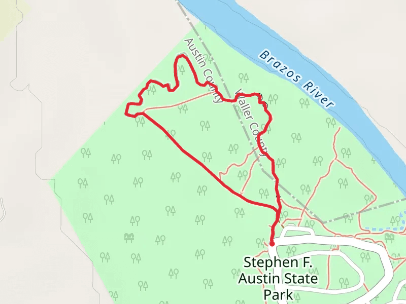 Stephen F Austin State Park Loop - Brazos River