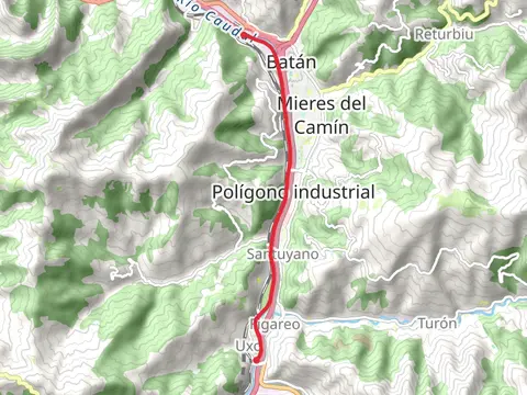 Caudal river route
