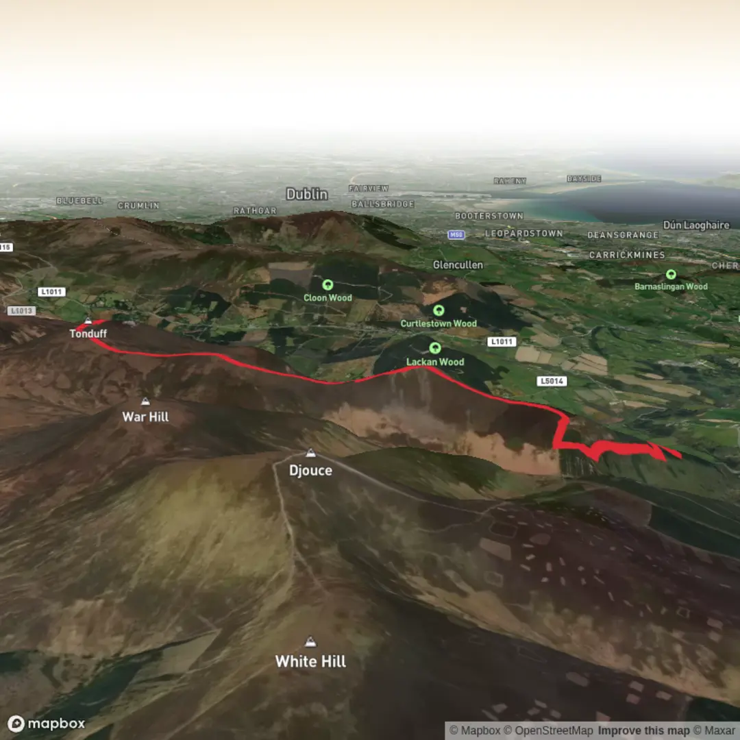 An image depicting the trail Crone Hill Hike and its surrounding area.