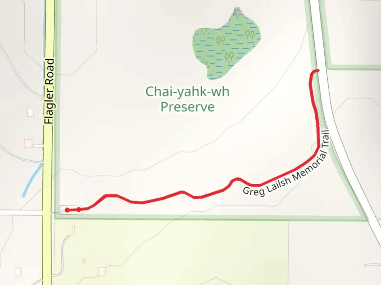 An image depicting the trail Greg Lailsh Memorial Trail and its surrounding area.
