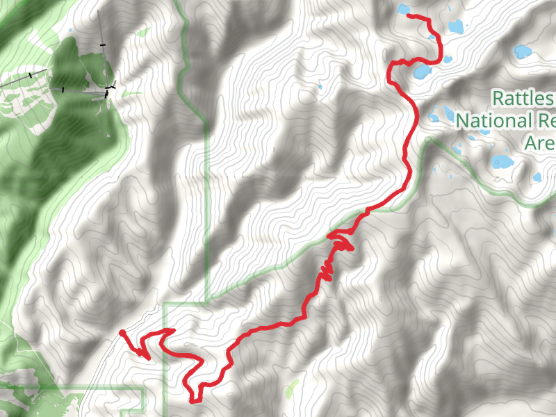 Worden Lake via Ravine Creek and Stuart Peak Trail