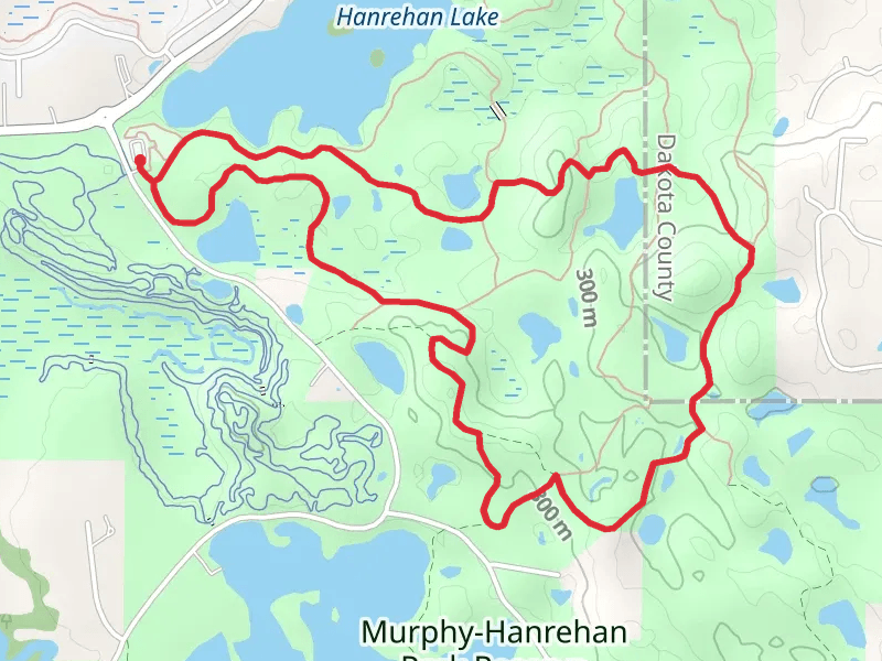 Loop between Hanrehan and Murphy Lake