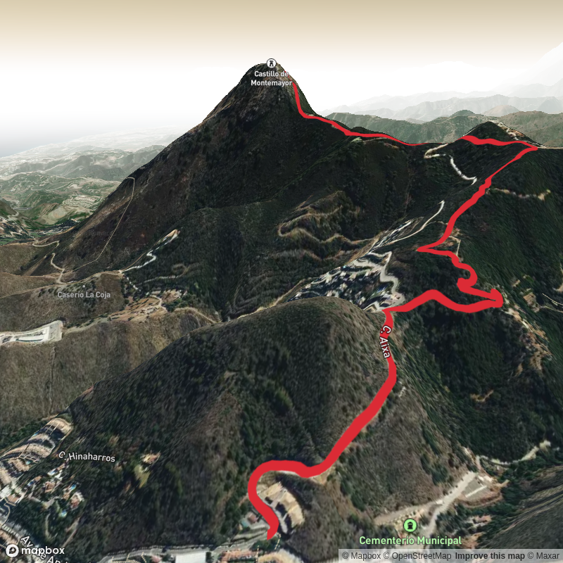 PR-A 165 Benahavis to Castillo de Montemayor