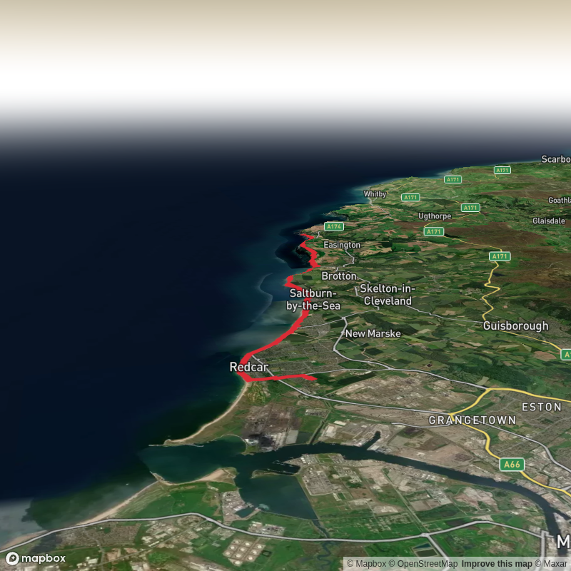 Dormanstown to Cowbar via Hummersea Scar