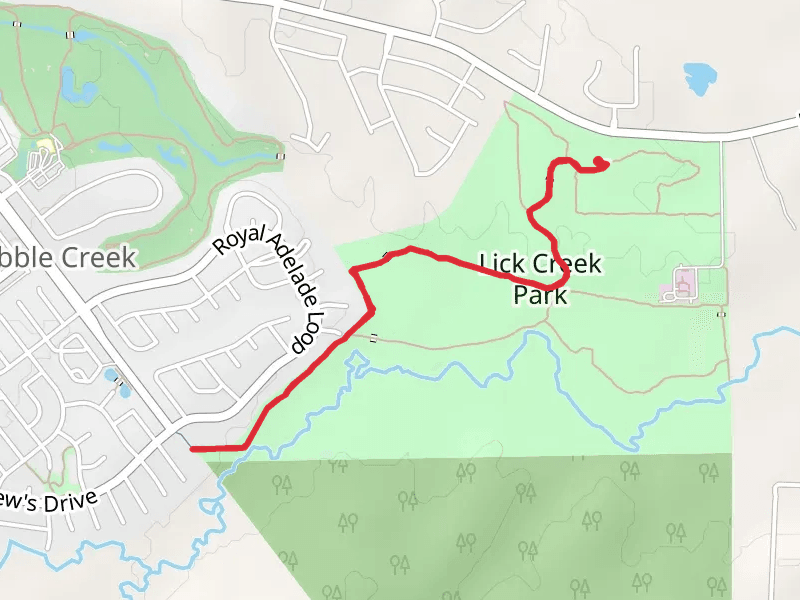 Alum Creek via Deer Run Trail