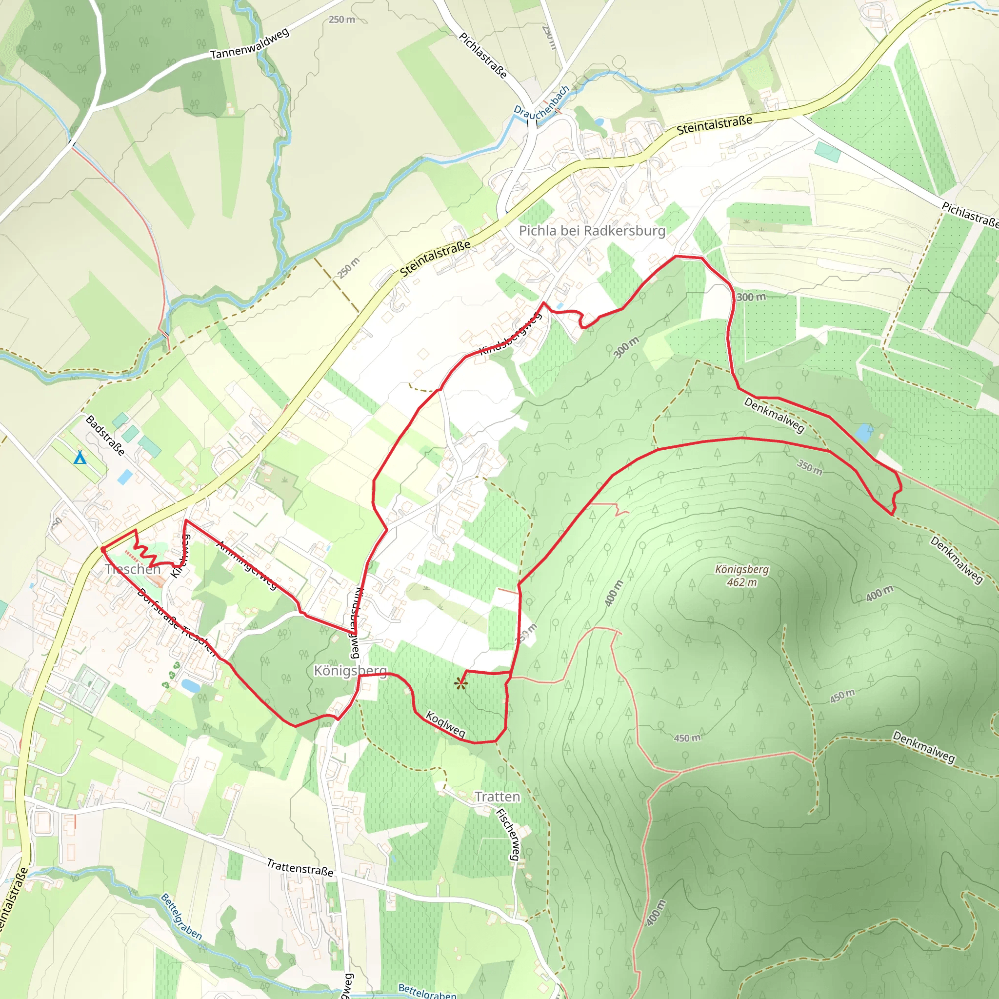 Sonnengesangsweg mobile static map
