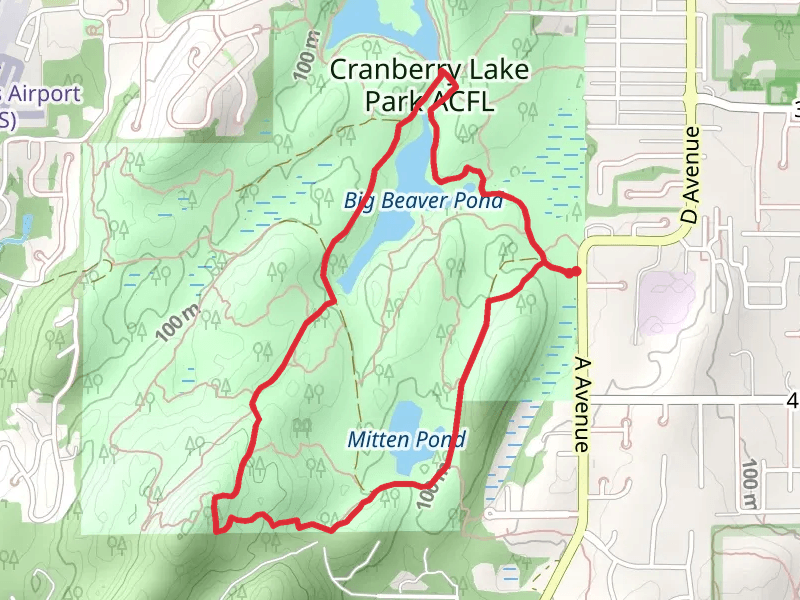 Mitten Pond and Big Beaver pond Loop
