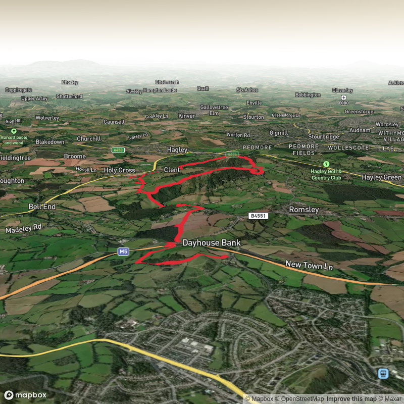 Clent Walton Adam long Route