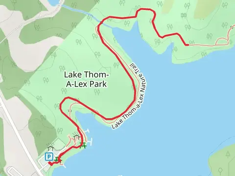 Lake Thom-A-Lex Park Walk