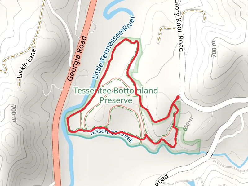 Tessentee Creek and Little Tennessee River Loop