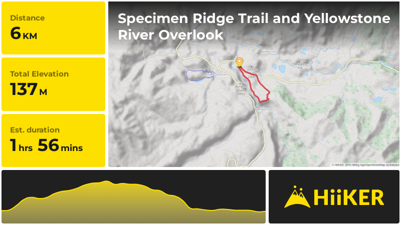 Specimen Ridge Trail and Yellowstone River Overlook | Park County | Wy