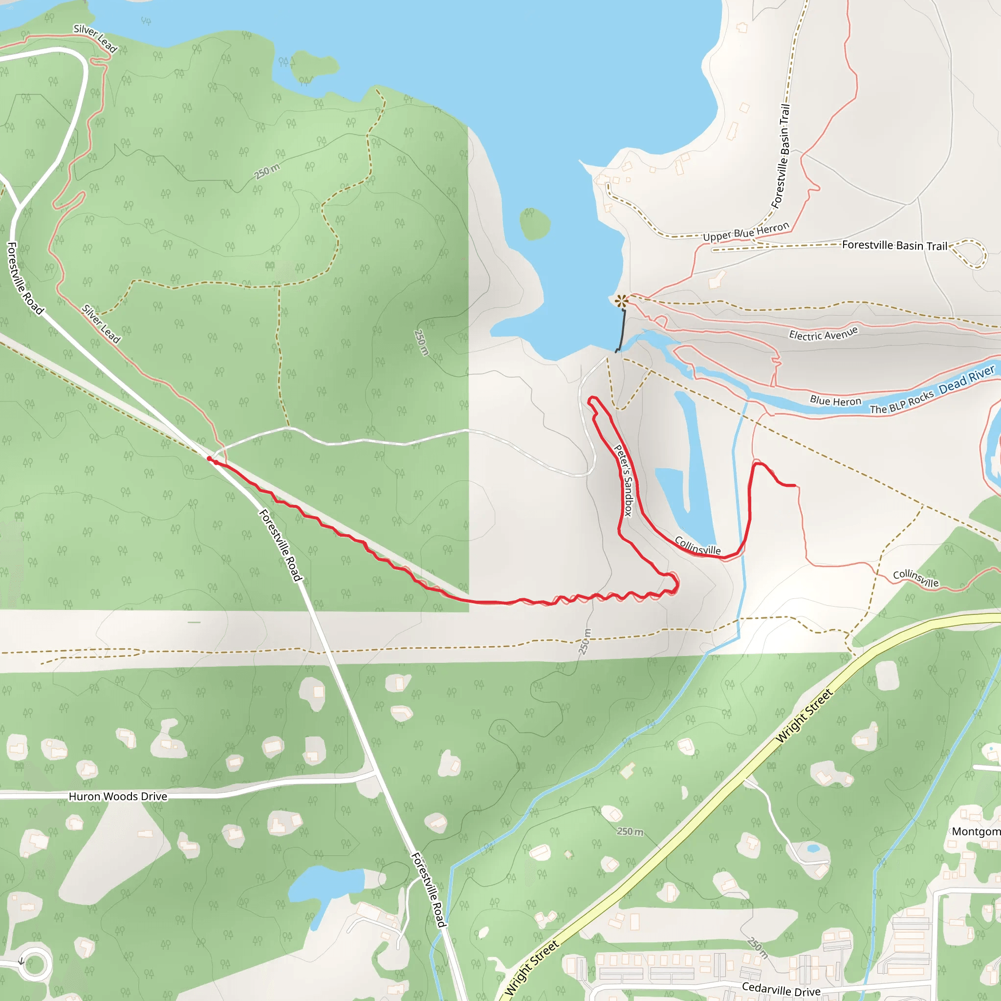 Cedarville mobile static map