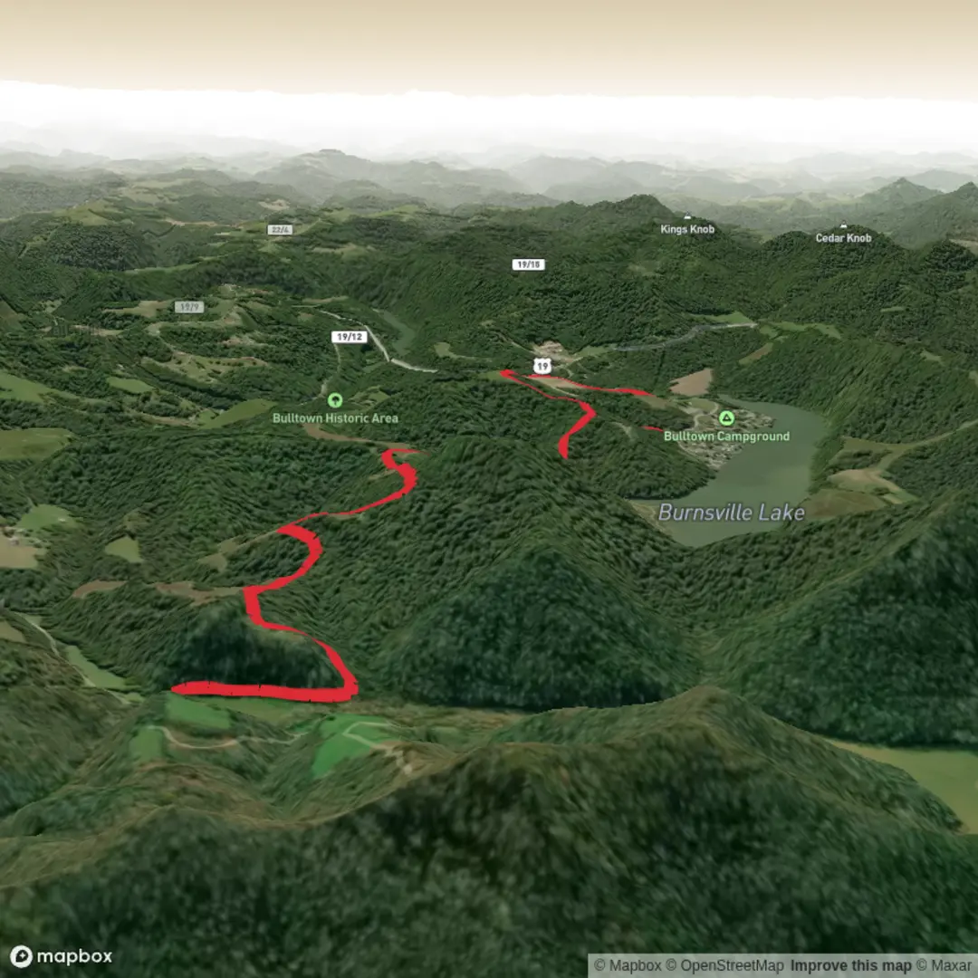 An image depicting the trail White Tail Trail and its surrounding area.