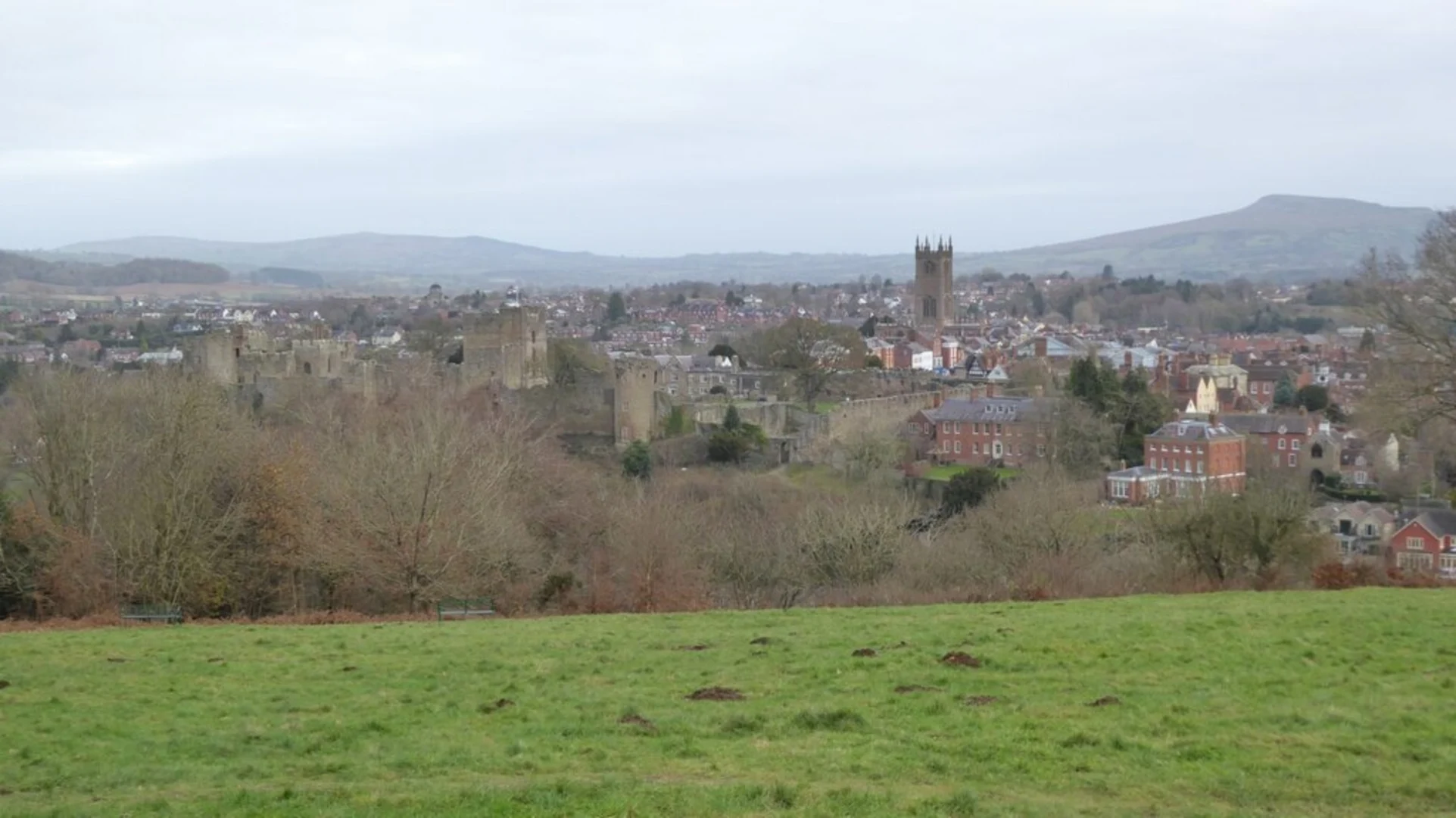 An image depicting the trail Circular Walk around Ludlow and its surrounding area.