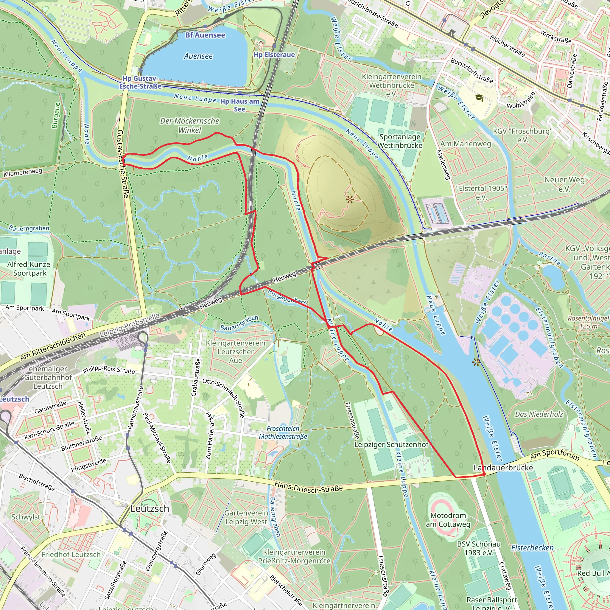 Nahle via Camino Gorlitz Perl mobile static map