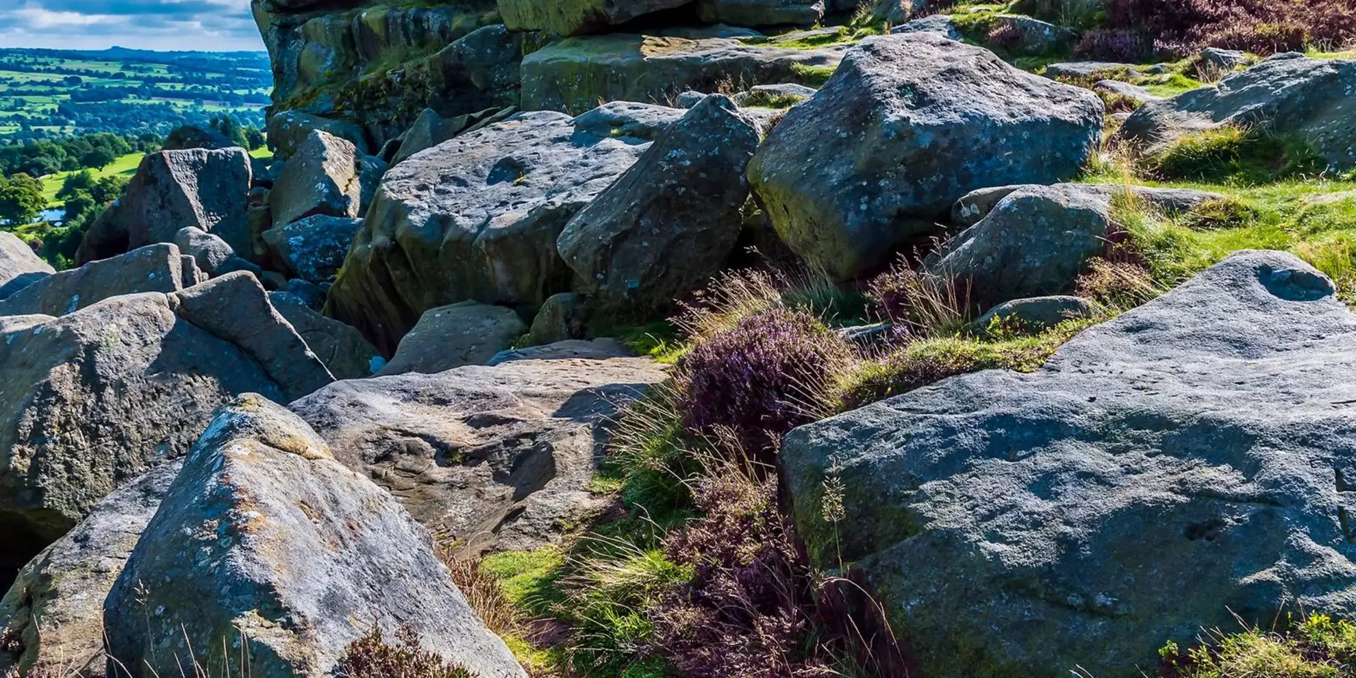 An image depicting the trail Ilkley to Bingley and its surrounding area.