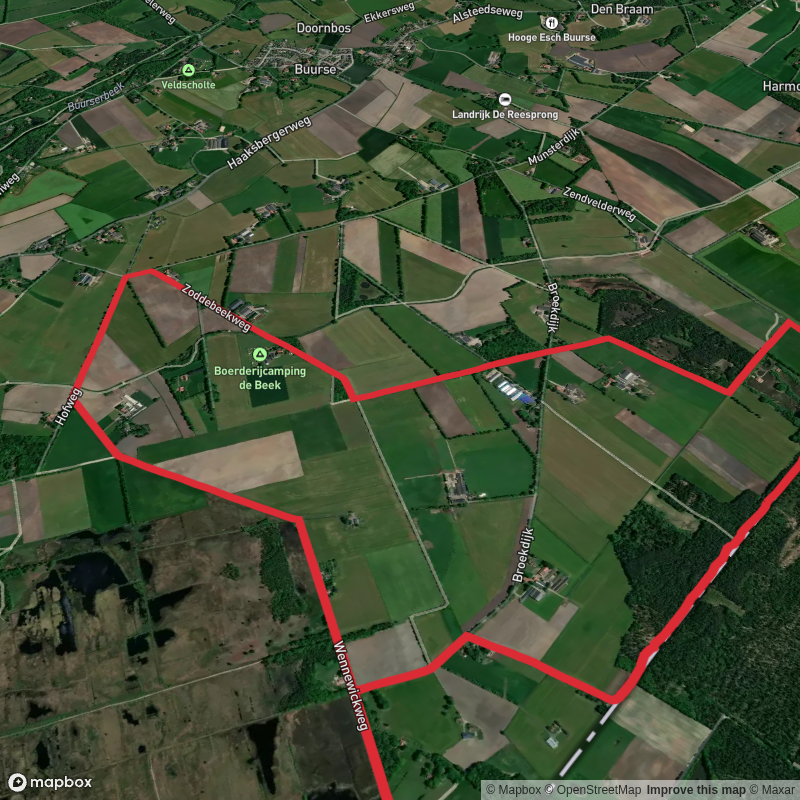 Kommiezenpad and Hof Weg Loop
