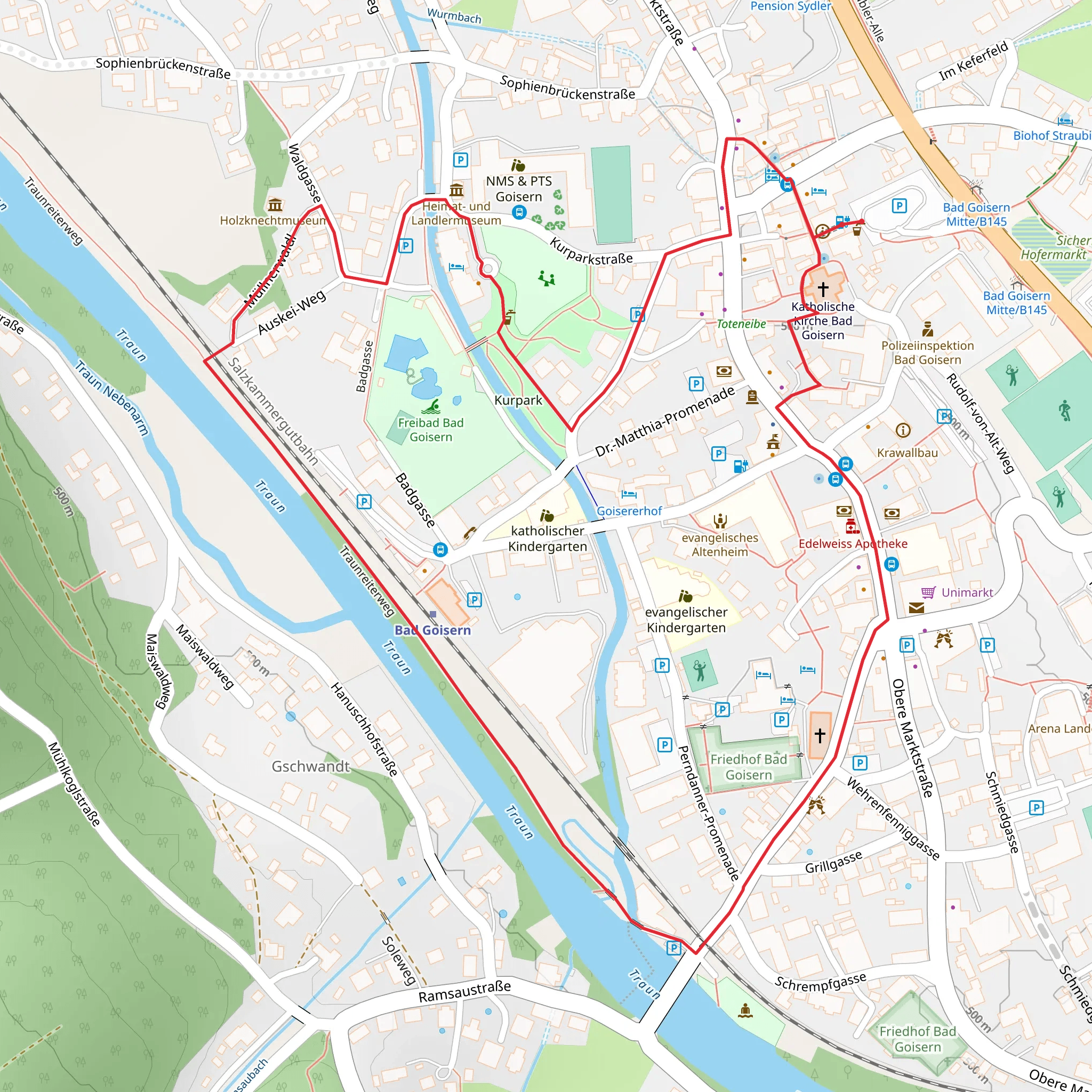 Tales of Goisern Trail mobile static map