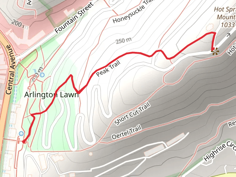 Hot Springs Mountain - Peak Trail