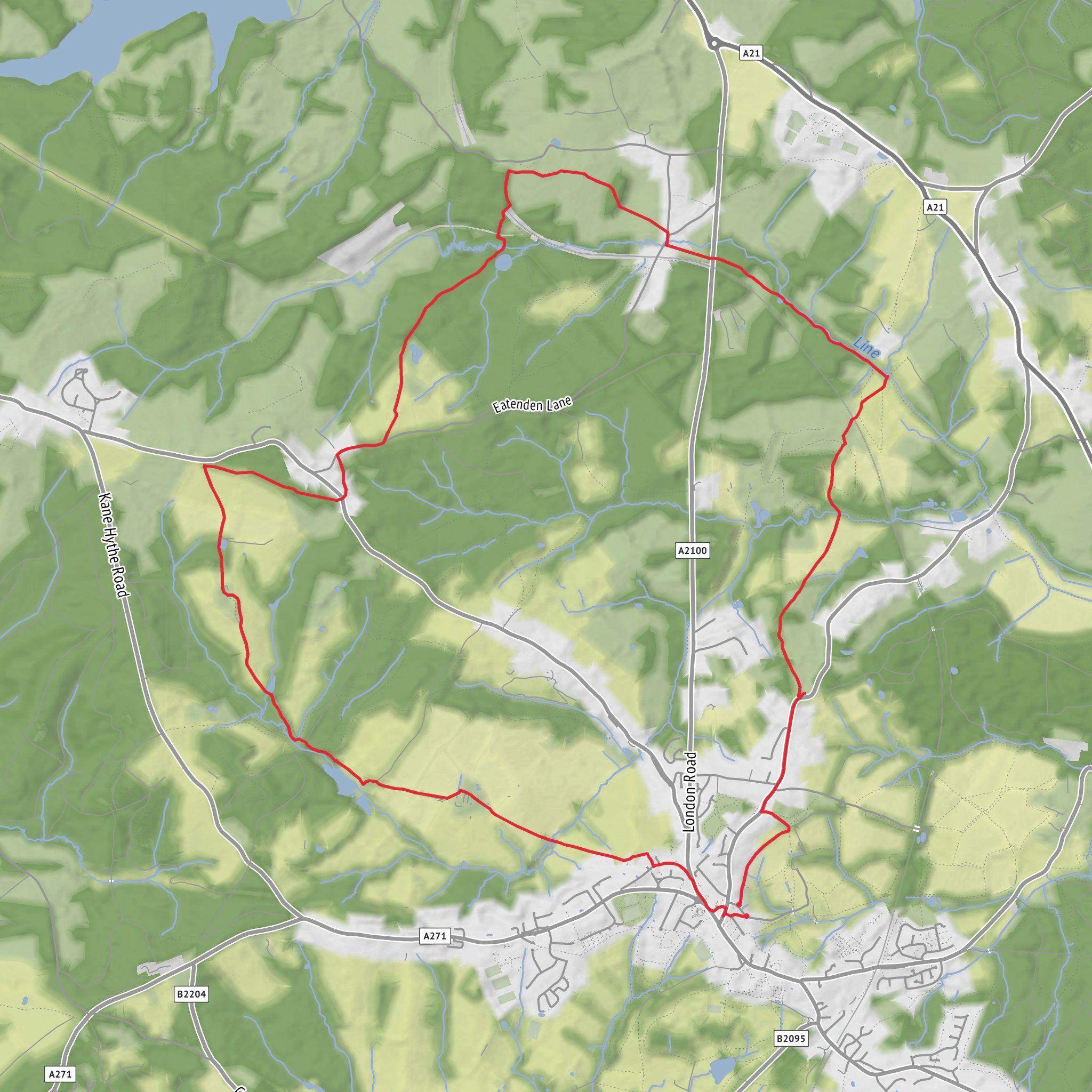 Battle-Netherfield-Mountfield mobile static map