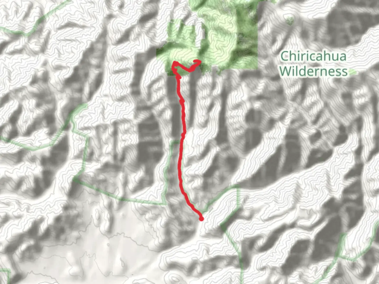 An image depicting the trail Monte Vista Trail and its surrounding area.
