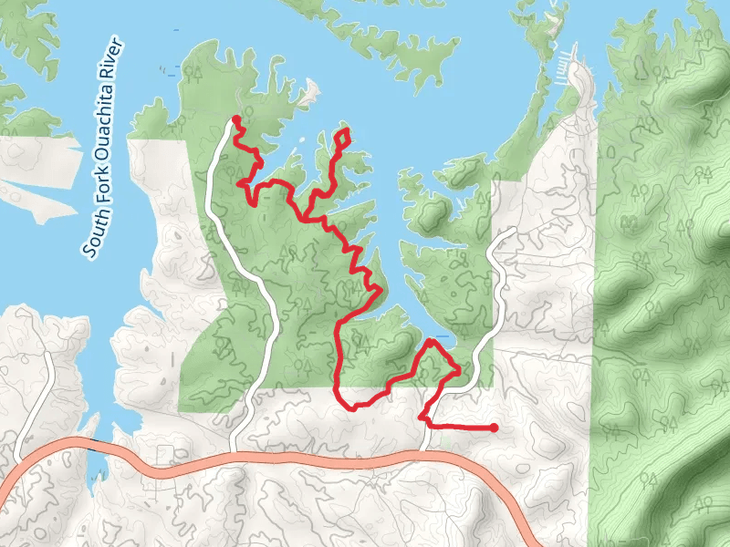 Lake Ouachita Vista and Eagle Vista Trail