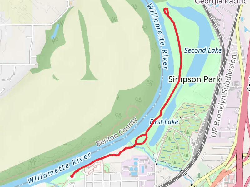 First and Second Lakes - Simpson Park