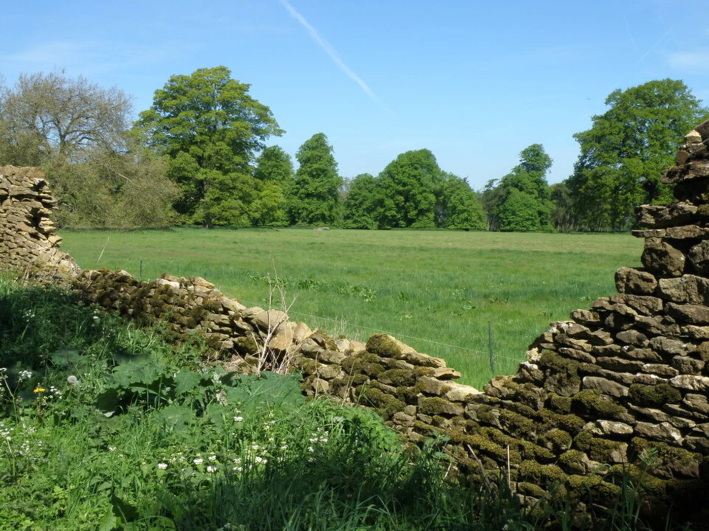 An image depicting the trail Great Tew Loop and its surrounding area.