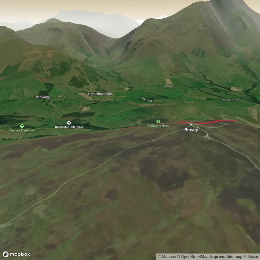 An image depicting the trail Binsey and its surrounding area.