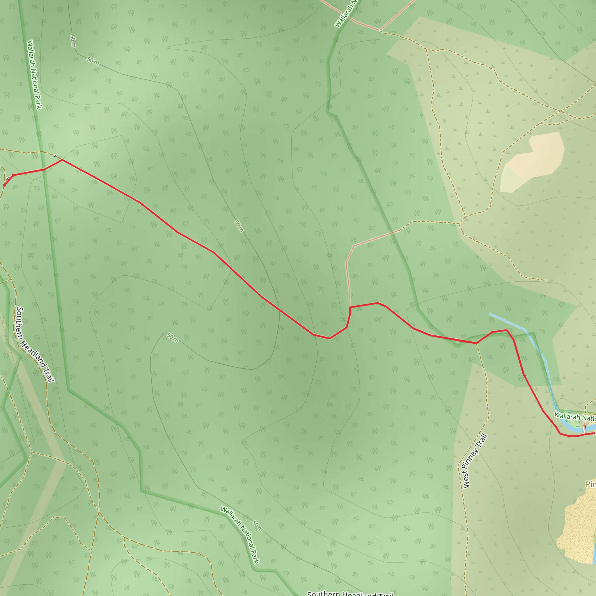 Yondeo Trail mobile static map